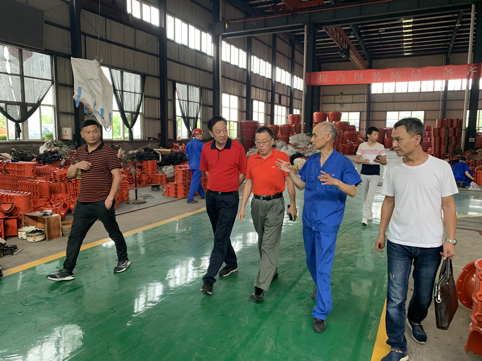 廣西水協(xié)會長楊建勞、秘書長鄭家榮來我司考察 座談 調(diào)研