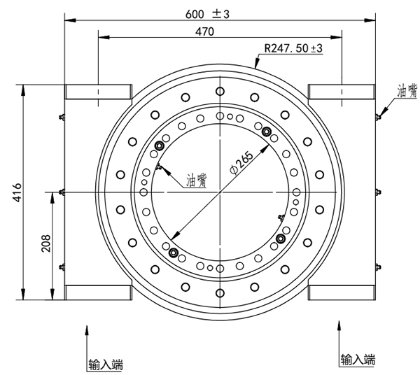 WZ-0343-2雙蝸桿回轉(zhuǎn)驅(qū)動圖紙