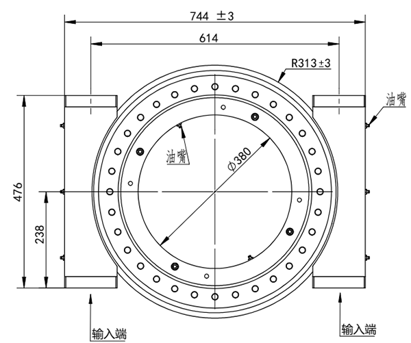 WZ-0478-2雙蝸桿回轉(zhuǎn)驅(qū)動圖紙